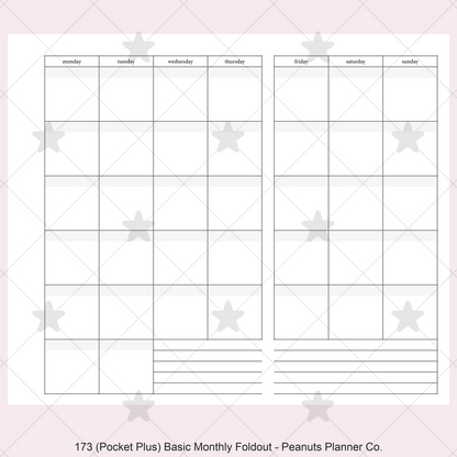 173: Basic Monthly Foldout Mo1P Mo2P