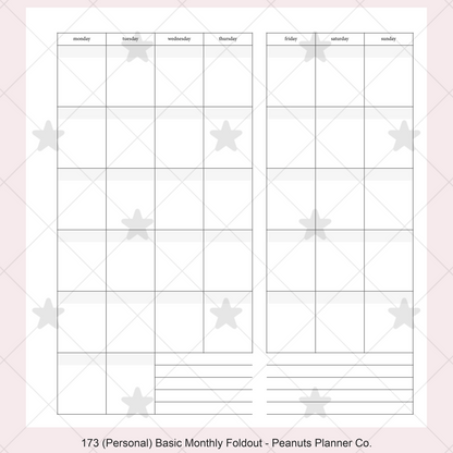 173: Basic Monthly Foldout Mo1P Mo2P
