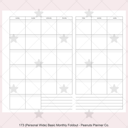 173: Basic Monthly Foldout Mo1P Mo2P