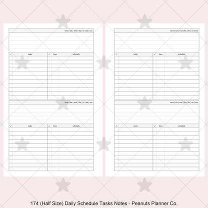 174: Daily w/ Schedule, Tasks, & Notes 2Do1P