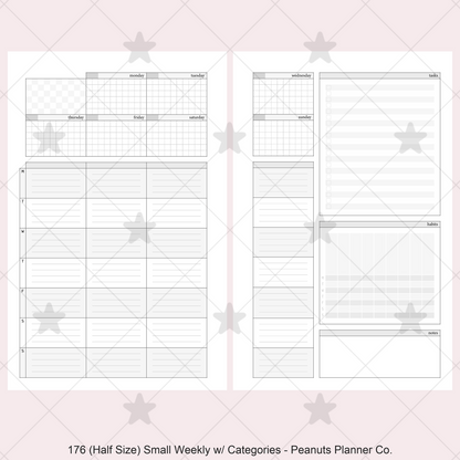 176: Small Weekly Wo2P w/ Categories Habits Tasks