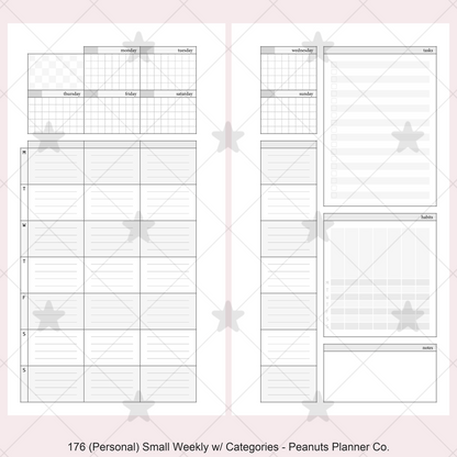 176: Small Weekly Wo2P w/ Categories Habits Tasks