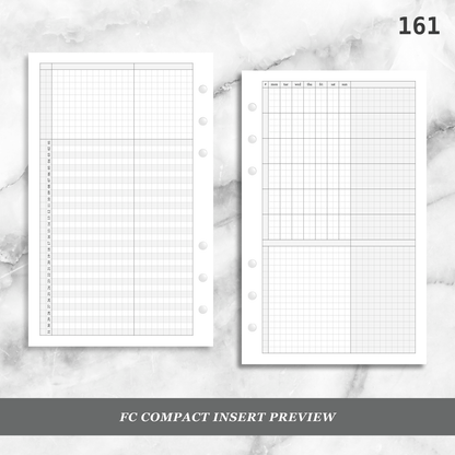161: Grid Lovers Monthly w/ Daily Habit Tracker Mo2P