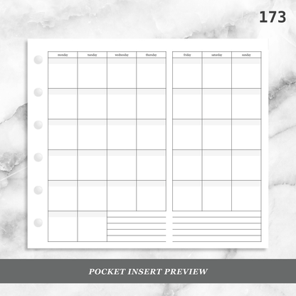 173: Basic Monthly Foldout Mo1P Mo2P